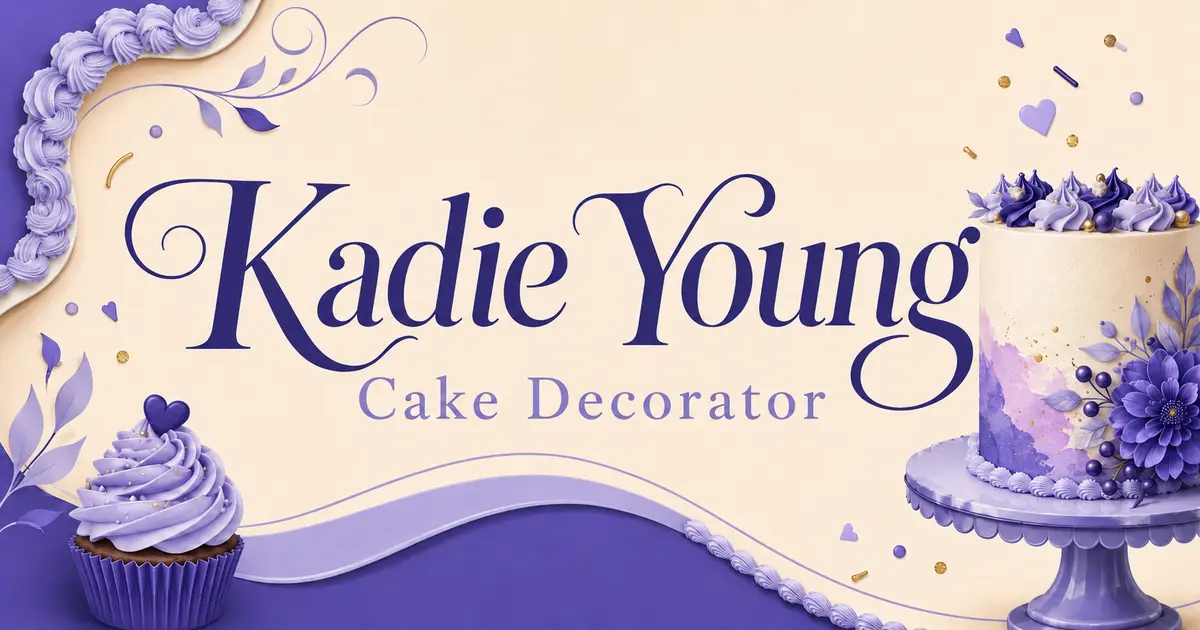 Kadie Young, Cake Decorator